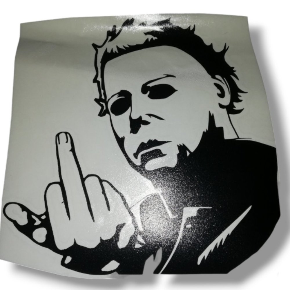 2for15$ michael myers ,funny, sticker vinyl decal ,